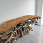 Preview: Sideboard aus einer Baumwurzel mit Aluminium