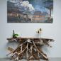 Preview: Sideboard aus einer Baumwurzel mit Aluminium