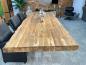 Preview: Langer Massivholztisch 300cm Deep Island aus Holz