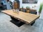 Preview: Langer Massivholztisch 300cm Deep Island aus Holz