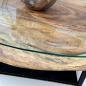 Preview: Baumscheiben Esstisch "Lakeside" aus massivem Suarholz