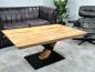 Preview: Couchtisch aus Akazie "CLIFF" im Format 120 x 80 cm mit Schweizer Kante