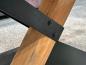 Preview: Couchtisch aus Akazie "CLIFF" im Format 120 x 80 cm mit Schweizer Kante