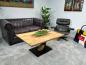 Preview: Couchtisch aus Akazie "CLIFF" im Format 120 x 80 cm mit Schweizer Kante