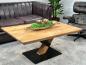 Preview: Couchtisch aus Akazie "CLIFF" im Format 120 x 80 cm mit Schweizer Kante
