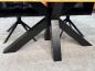 Preview: Massiver Esstisch mit Spidergestell 200 cm