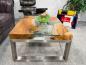 Preview: Couchtisch aus Holz Natural Landscape 100cm