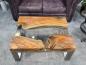 Preview: Couchtisch aus Holz Natural Landscape 100cm