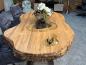 Preview: Massiver Holtisch Fusion aus recyceltem Holz