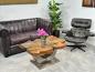 Preview: Massivholz Couchtisch Baumstamm Baumscheibe Expression Handarbeit