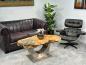 Preview: Massivholz Couchtisch Baumstamm Baumscheibe Expression Handarbeit