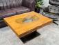 Preview: Rechteckiger Couchtisch aus Massivholz Deep Island 100 cm