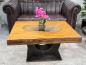Preview: Rechteckiger Couchtisch aus Massivholz Deep Island 100 cm