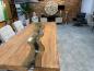 Preview: Deep Island - Moderner Esstisch aus Holz 220 cm lang