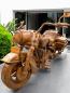 Preview: Außergewöhnliche Holzskulptur „Schildkröte“ aus Holz