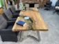 Preview: Rechteckiger Esstisch aus massivem Holz Landscape 220 cm