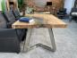 Preview: Rechteckiger Esstisch aus massivem Holz Landscape 220 cm