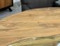 Preview: Runder Esstisch Eternia aus Holz einzigartig beeindruckend