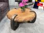 Preview: Runder Couchtisch aus Holz Clash