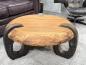 Preview: Runder Couchtisch aus Holz Clash
