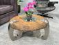 Preview: Runder Couchtisch aus Holz Clash