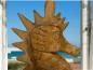 Preview: Handgeschnitzte Holzdeko Figur Seepferdchen