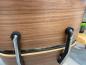 Preview: Relaxliege "Eames Lounge Chair Replika" mit Leder (schwarz) und Holz im Retro-Design