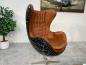 Preview: Replica Eames Lounge Chair Relaxliege dunkelbraun silber