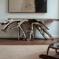 Preview: Sideboard aus einer Baumwurzel mit Aluminium