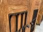 Preview: Sideboard / Anrichte "Castle" 152 x 53 x 88,5 cm aus recyceltem Altholz mit Metalldekor und Rohstahlgestell