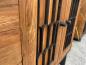 Preview: Sideboard / Anrichte "Castle" 152 x 53 x 88,5 cm aus recyceltem Altholz mit Metalldekor und Rohstahlgestell