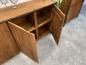 Preview: Sideboard / Anrichte "Loft" 200 x 40 x 90 cm aus recyceltem Altholz mit Rohstahlgestell