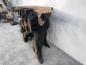 Preview: Sideboard aus einer Teak Baumwurzel schwarz lackiert 180 x 80 x 45 cm