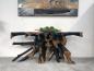 Preview: Wurzelholz-Sideboard-Teakholz-mit Aluminium