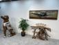 Preview: Sideboard aus Holz Baumwurzel Teakholz