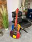 Preview: Skulptur Gitarre aus recyceltem Metall