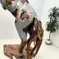 Preview: Skulptur / Dekofigur "Steigendes Pferd" ca. H134 x B40 x L70 cm aus Altholz mit Aluminium