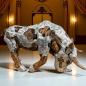 Preview: Stier-aus-Holz-mit-Aluminium