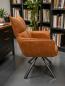 Preview: Esszimmerstuhl drehbar cognac