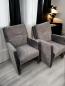Preview: Design Esszimmerstuhl Sessel Granada samt grau