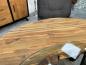 Preview: Runder Esstisch aus Holz 120 cm
