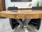 Preview: Runder Esstisch aus Holz 120 cm