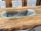 Preview: Esszimmertisch mit baumkante massiver Holztisch 250cm