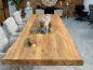 Preview: Esszimmertisch mit baumkante massiver Holztisch 250cm