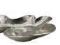 Preview: Tischschale Blattform aus Aluminium