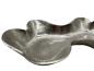 Preview: Tischschale Blattform aus Aluminium