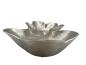 Preview: Tischschale Blattform aus Aluminium
