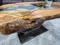 Preview: Unikat Couchtisch Baumstamm Baumscheibe Holz massiv handgearbeitet