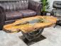 Preview: Unikat Couchtisch Baumstamm Baumscheibe Holz massiv handgearbeitet