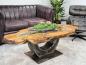 Preview: Unikat Couchtisch Baumstamm Baumscheibe Holz massiv handgearbeitet